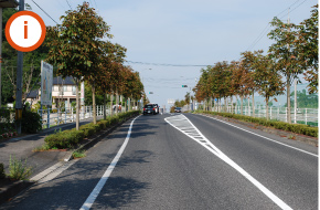 東山公園方面から当院まで01